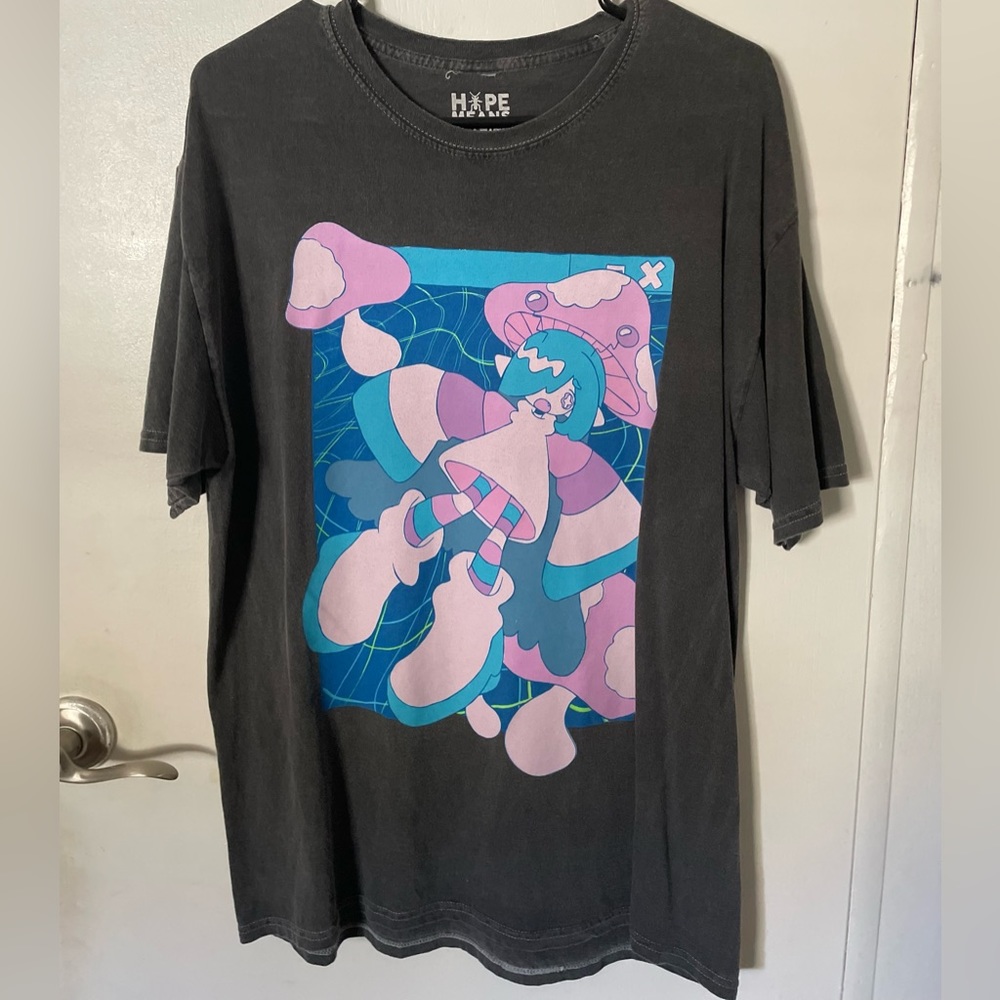 Shirt with a anime character